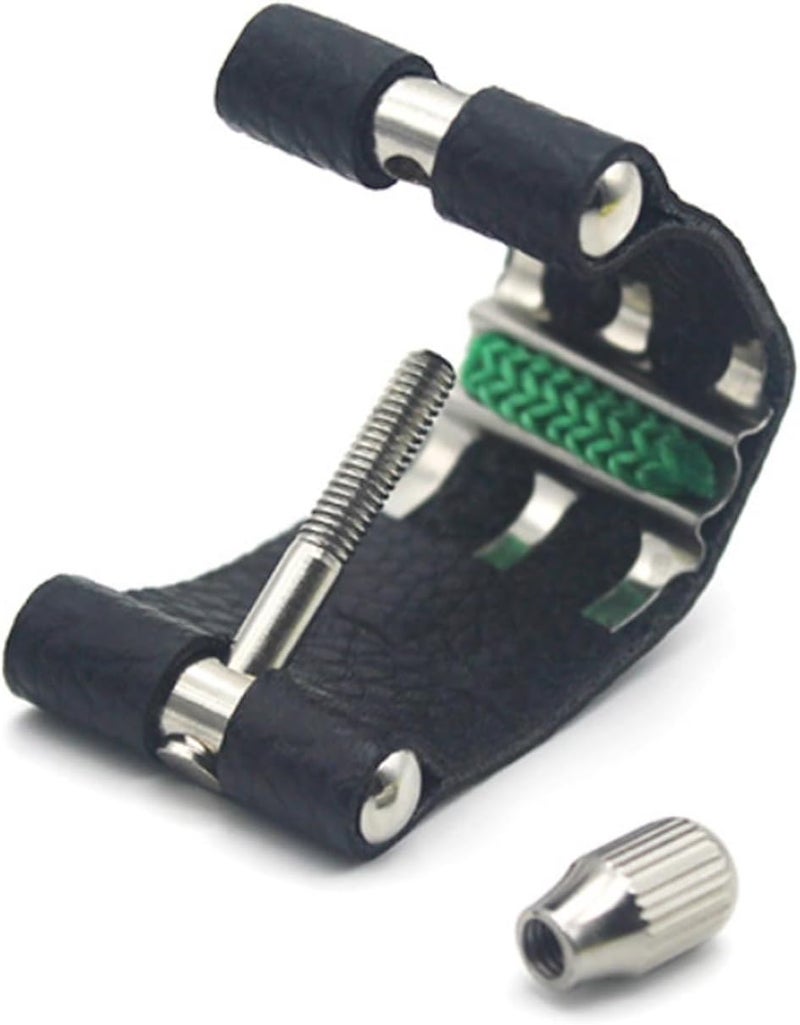 CashBeat Alto Saxophone Ligature - Sturdy Synthetic Leather, Adjustable, Secure Fit, for Standard Alto Saxophone, Easy Installation - Image 4